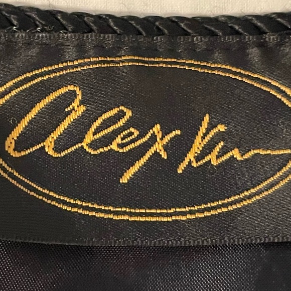 🧥 Alex Kim Black Jacket w/Bright Floral Appliqués & Embroidery. Size Medium. 🧥 - Picture 12 of 16